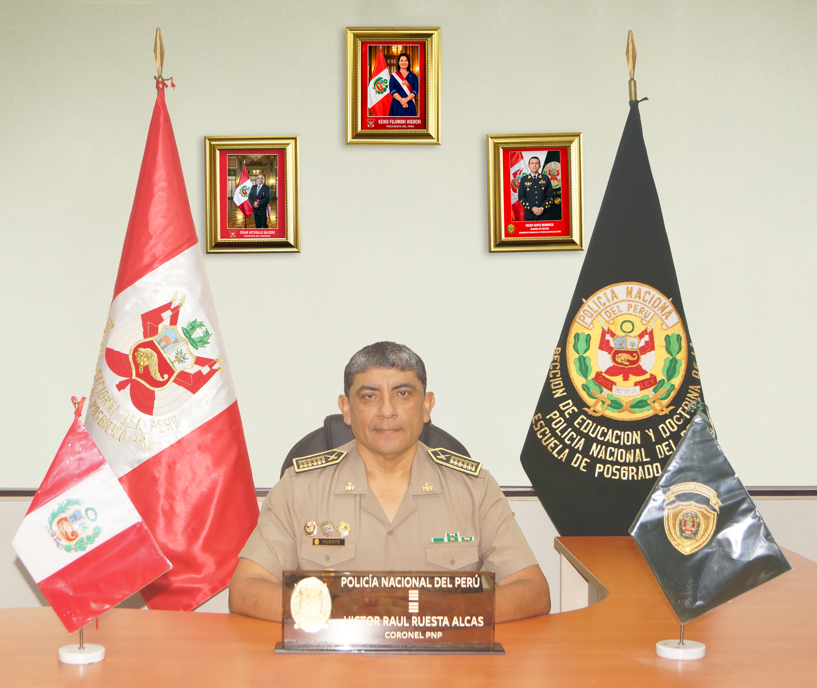 CRNL PNP Víctor Raúl Ruesta Alcas, Director de la Escuela de Posgrado PNP